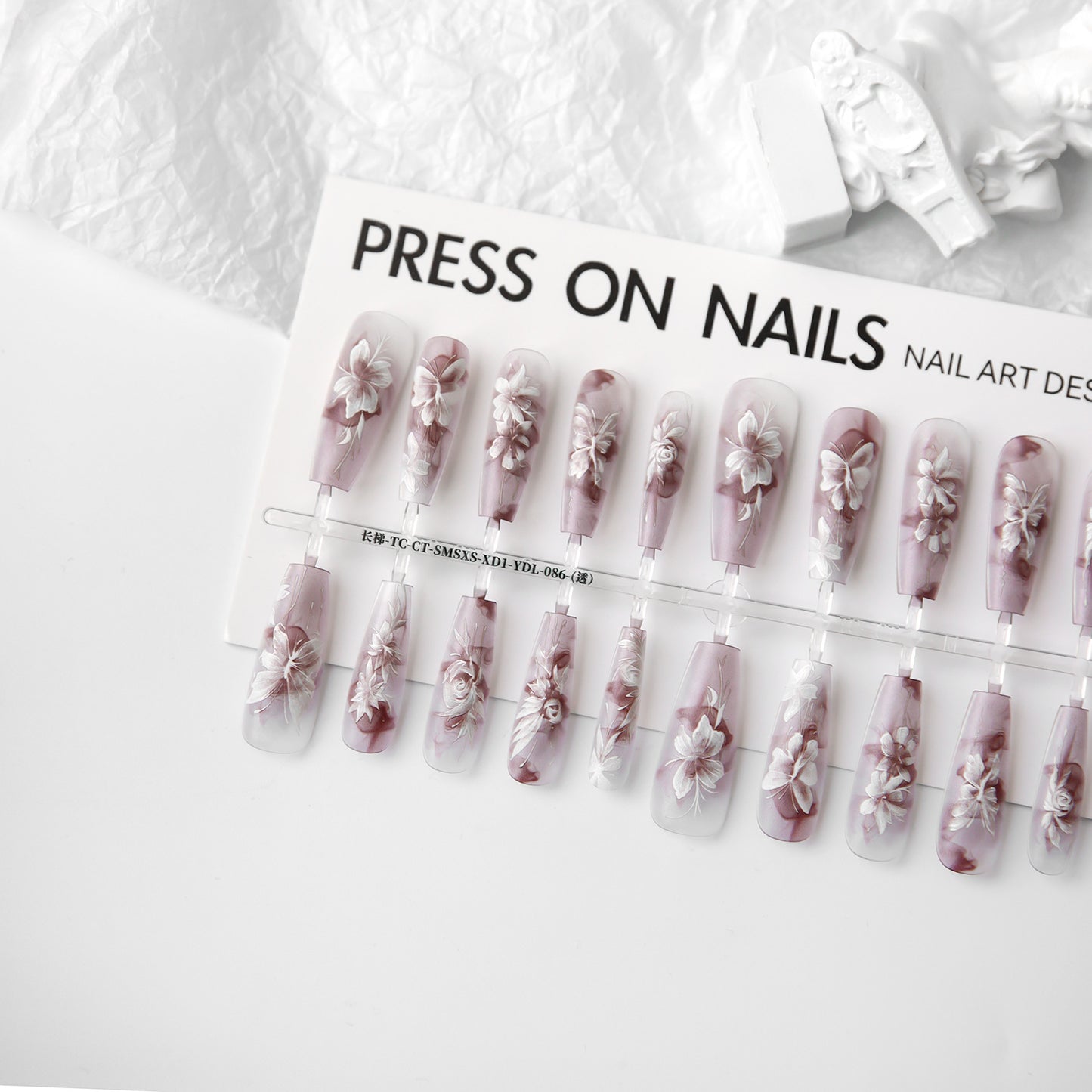 New Chinese Style Butterfly Winning Bamboo Manicure Glossy Seal Layer