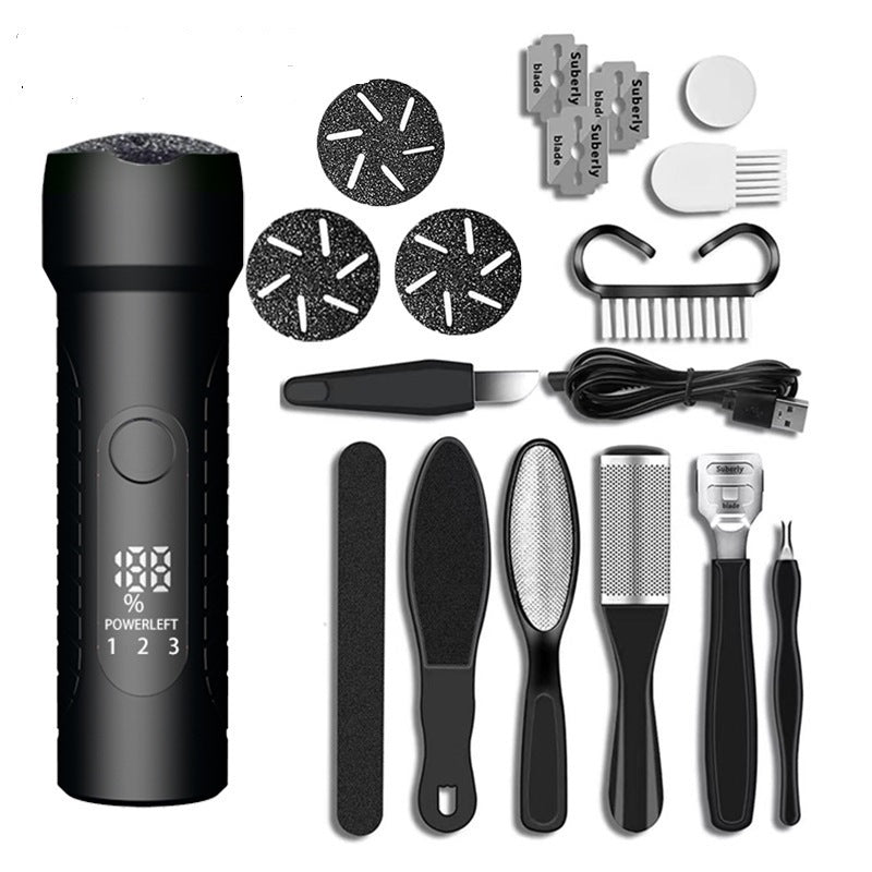 Portable Rechargeable Pedicure Device Digital Display Waterproof