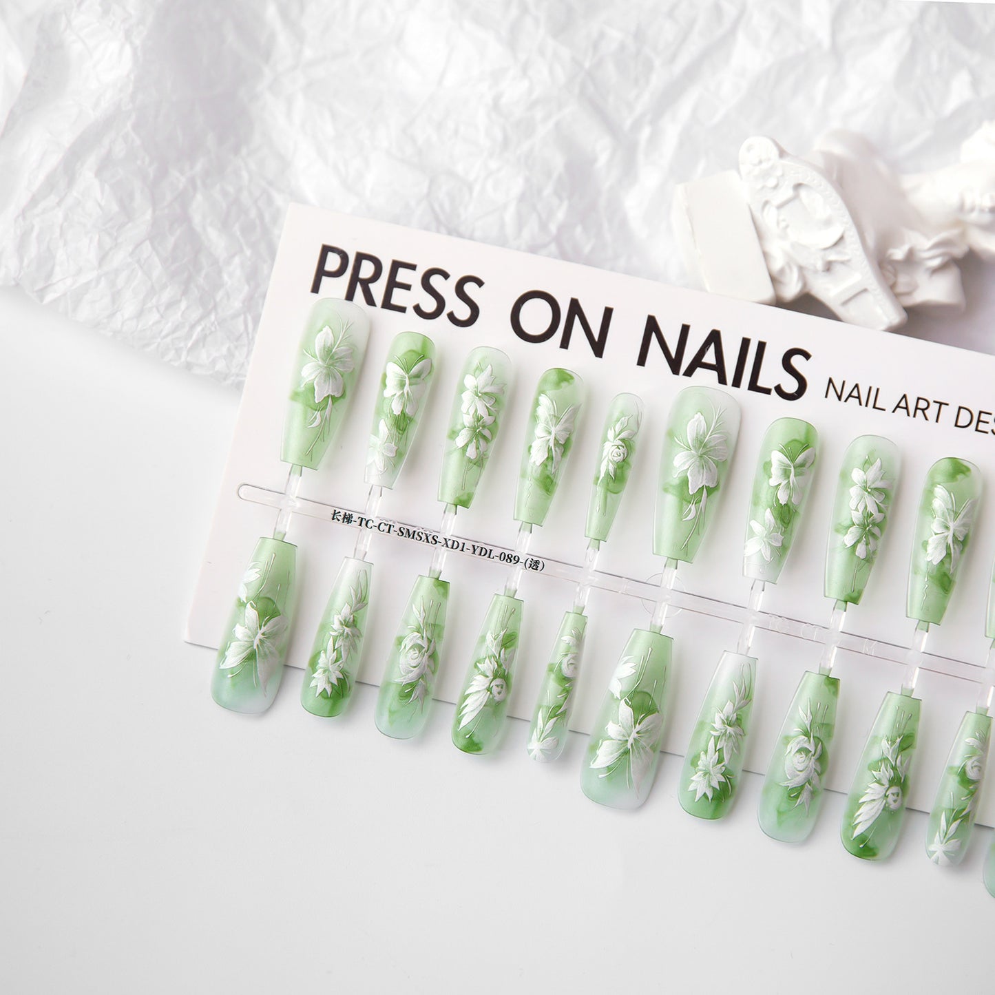 New Chinese Style Butterfly Winning Bamboo Manicure Glossy Seal Layer