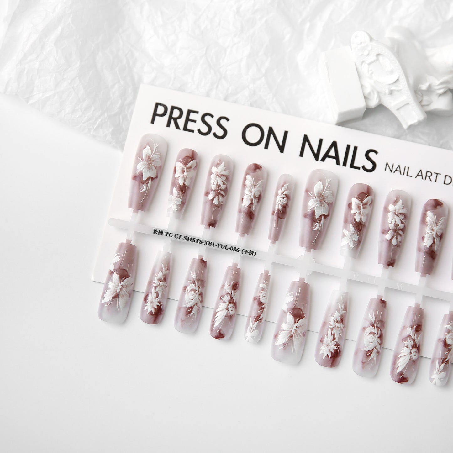 New Chinese Style Butterfly Winning Bamboo Manicure Glossy Seal Layer