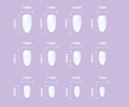 Wave Minimalist Series Pointed Wearing Nail Products