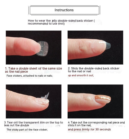 Wear Armor Handmade Finished Nail Beauty Fake Nail Patch