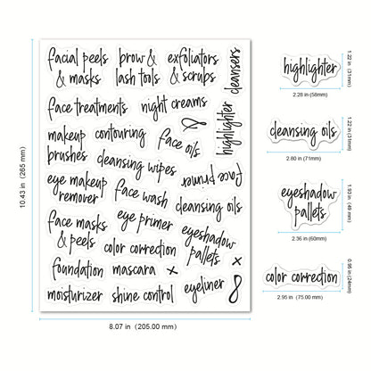 Waterproof Washable Beauty Care Bathroom Sticker