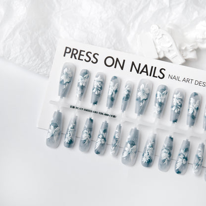 New Chinese Style Butterfly Winning Bamboo Manicure Glossy Seal Layer