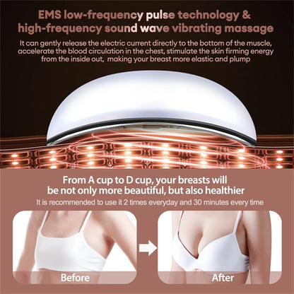 Household Vibration Heating Chest Beauty Device