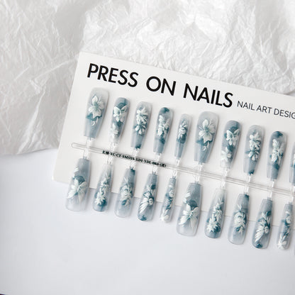 New Chinese Style Butterfly Winning Bamboo Manicure Glossy Seal Layer